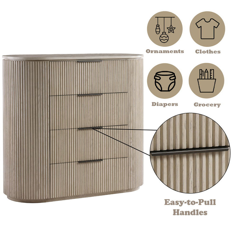 Leanna - Chest - Light Oak - R&R Furniture Gallery (Fountain Valley, CA)