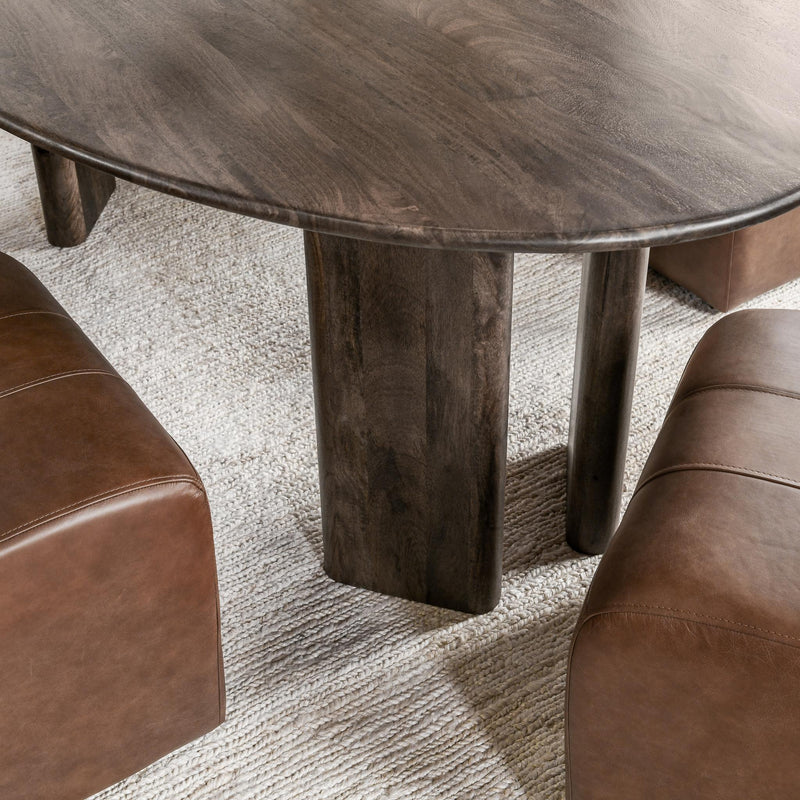Norwood - Dining Table - Bark Brown