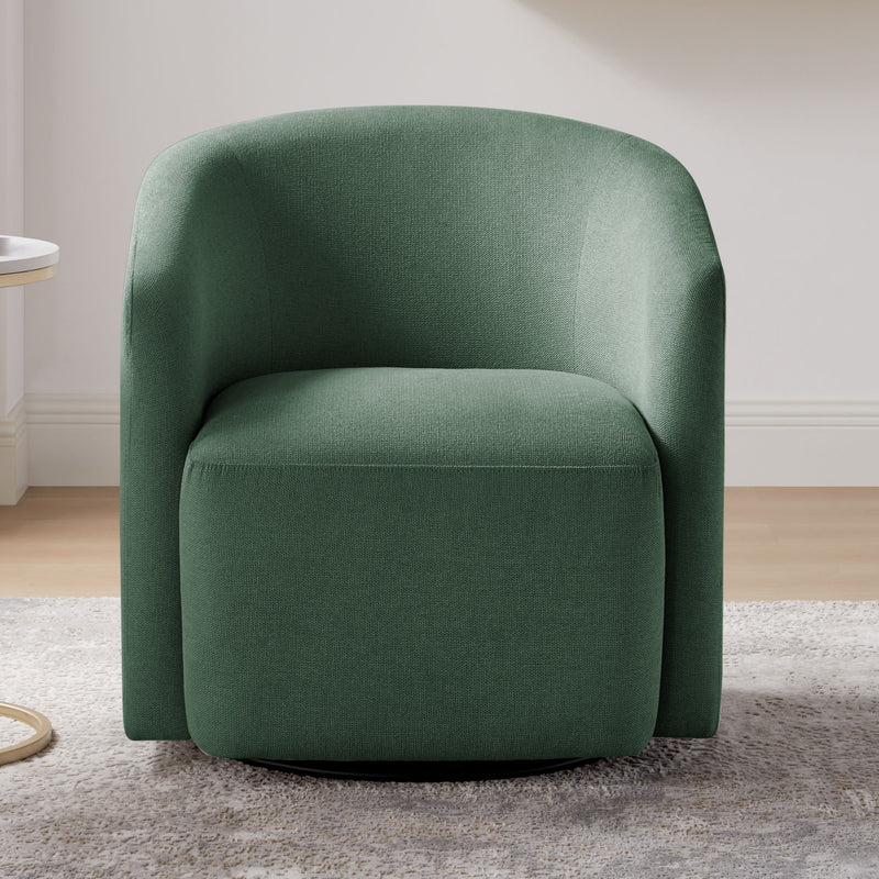Ardena - Modern Swivel Barrel Chair - R&R Furniture Gallery (Fountain Valley, CA)