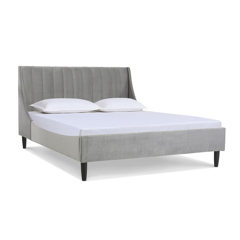 Aspen - Vertical Tufted Modern Headboard Platform Bed Set - R&R Furniture Gallery (Fountain Valley, CA)