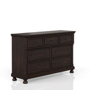 7 Seven Drawer Dresser - Cherry - R&R Furniture Gallery (Fountain Valley, CA)