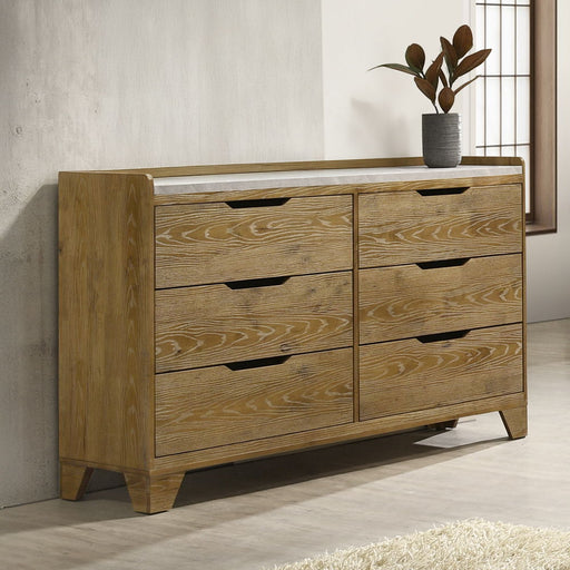 Garcia - Dresser - Light Brown - R&R Furniture Gallery (Fountain Valley, CA)