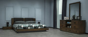 Fantasia - Contemporary Dark Walnut Nightstand — view 4