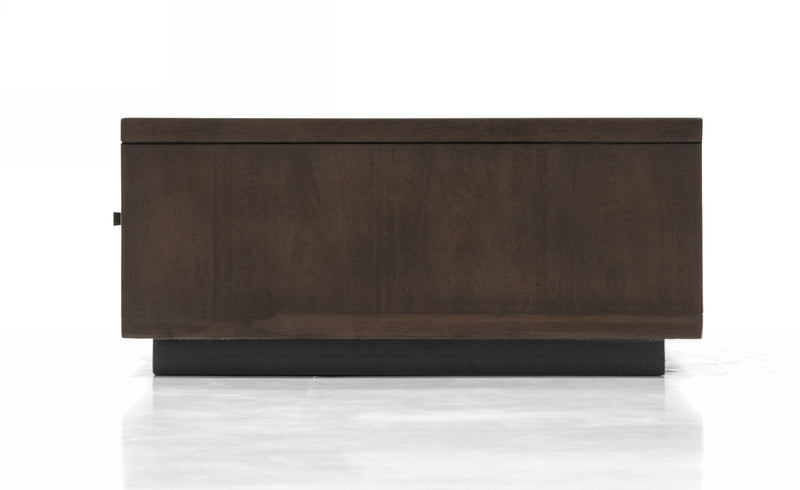 Fantasia - Contemporary Dark Walnut Nightstand — view 3