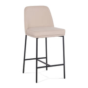 Set of two TOV Furniture Sydney counter stools with sleek wooden seats and metal legs, ideal for bar or kitchen island seating.