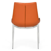 Holt - Modern Cognac Eco-Leather Dining Chair (Set of 2) — view 4