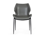 Instone - Industrial Grey Eco-Leather Dining Chair (Set of 2) — view 3