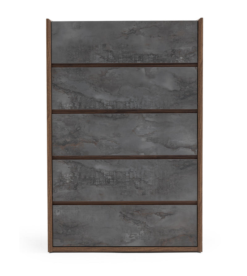 Rado Modern Walnut & Stucco Chest — view 4