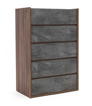 Rado Modern Walnut & Stucco Chest — view 5