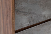 Rado Modern Walnut & Stucco Chest — view 3