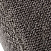 Corina - Modern Grey Linen Loveseat — view 5
