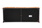 Naylor - Modern Brown Italian Leather Split Sofa — view 2