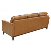 Naylor - Modern Brown Italian Leather Split Sofa — view 5