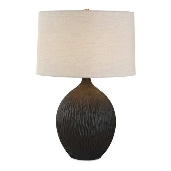 Levee - Satin Table Lamp - Black