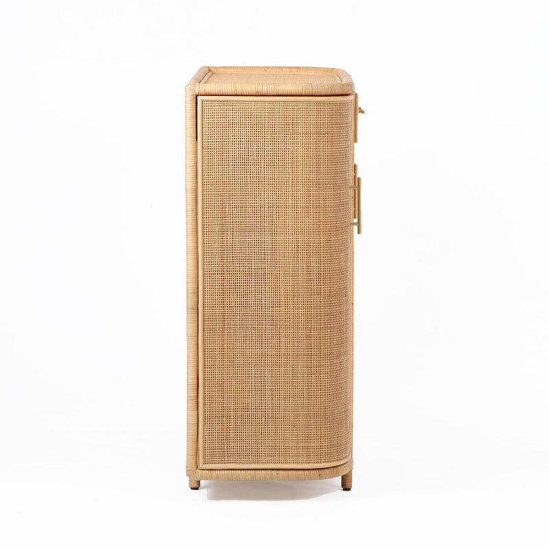Tarot - Rattan Bar Cabinet - Natural - R&R Furniture Gallery (Fountain Valley, CA)