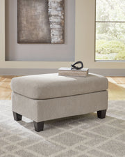 Willarae - 2 Pc. - Chair And A Half, Ottoman - Taupe - R&R Furniture Gallery (Fountain Valley, CA)