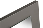Lucia - Italian Modern Elm and Matte Grey Mirror — view 2