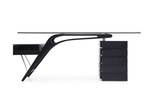 Suffolk - Contemporary Black Ash Desk — view 2