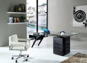 Suffolk - Contemporary Black Ash Desk