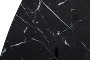 Kowal - Glam Black Marble Dining Table — view 2