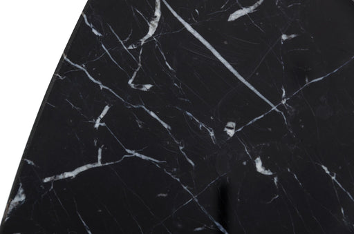 Kowal - Glam Black Marble Dining Table — view 2