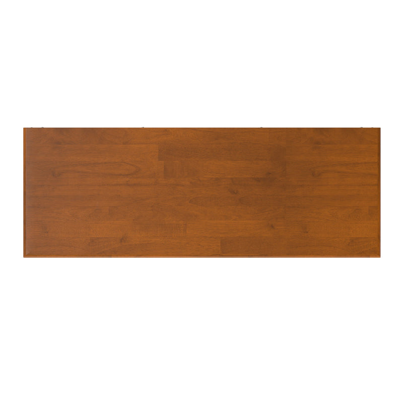 Draper - Flip Down Storage Bench - Teak - R&R Furniture Gallery (Fountain Valley, CA)