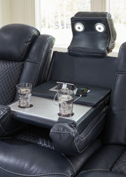 Fyne-dyme - Power Reclining Sofa With Adj Headrest - R&R Furniture Gallery (Fountain Valley, CA)