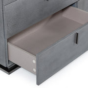 Buckley - Modern Grey Crackle Dresser — view 3