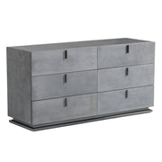 Buckley - Modern Grey Crackle Dresser — view 2