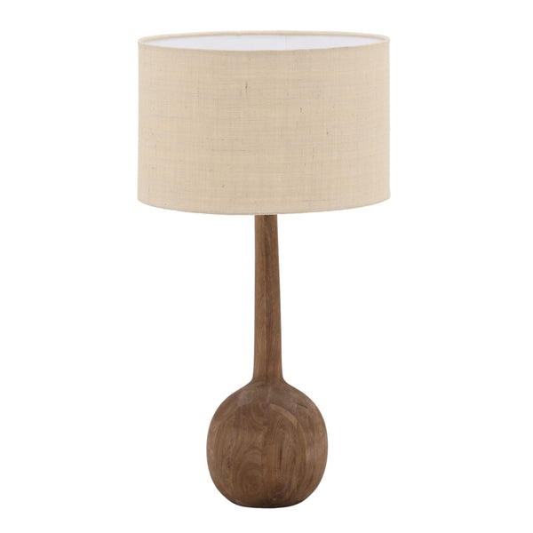Noa - Table Lamp - Medium Brown And Beige