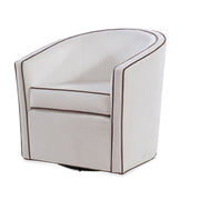 Kendall - Swivel Chair With Barrel Back Design - R&R Furniture Gallery (Fountain Valley, CA)