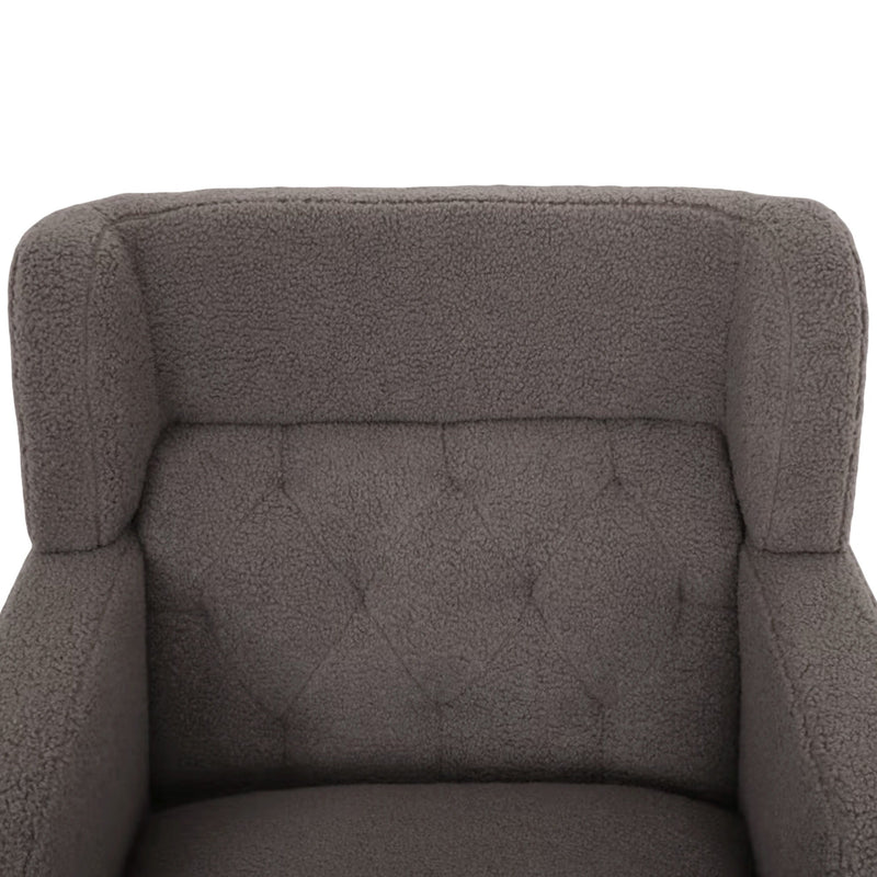 Upholstered Accent Chair Tufted Armchair For Living Room And Bedroom - R&R Furniture Gallery (Fountain Valley, CA)