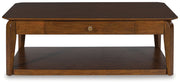 Trenmour - Rectangular Cocktail Table - Medium Brown - R&R Furniture Gallery (Fountain Valley, CA)