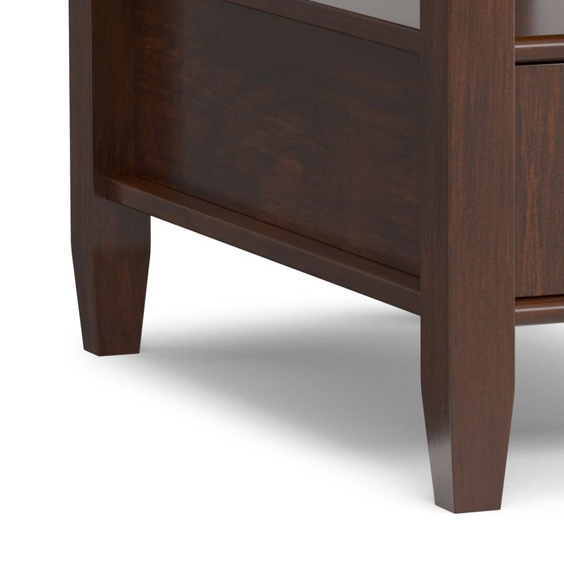 Warm Shaker - Narrow Side Table - Brown - R&R Furniture Gallery (Fountain Valley, CA)
