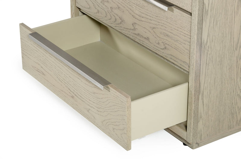 Samson - Contemporary Grey and Silver Chest — view 2