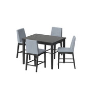 5 Piece Gathering Height Set - Gray - Wood - R&R Furniture Gallery (Fountain Valley, CA)