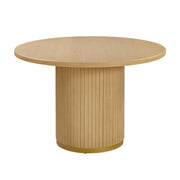 Chelsea - Ash Wood Round Dining Table - R&R Furniture Gallery (Fountain Valley, CA)