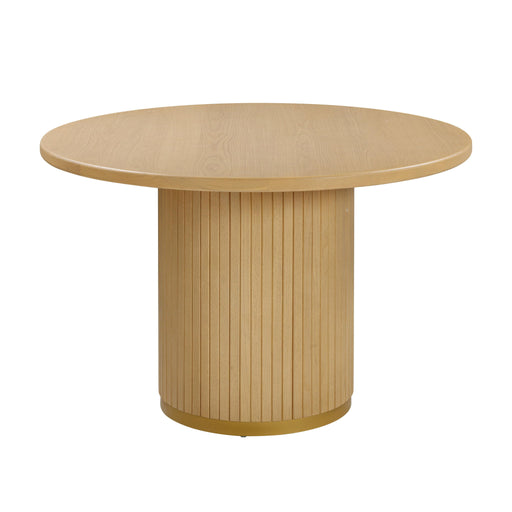 Chelsea - Ash Wood Round Dining Table - R&R Furniture Gallery (Fountain Valley, CA)