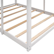 Bunk Bed With Roof, Window, Guardrail, Ladder - R&R Furniture Gallery (Fountain Valley, CA)