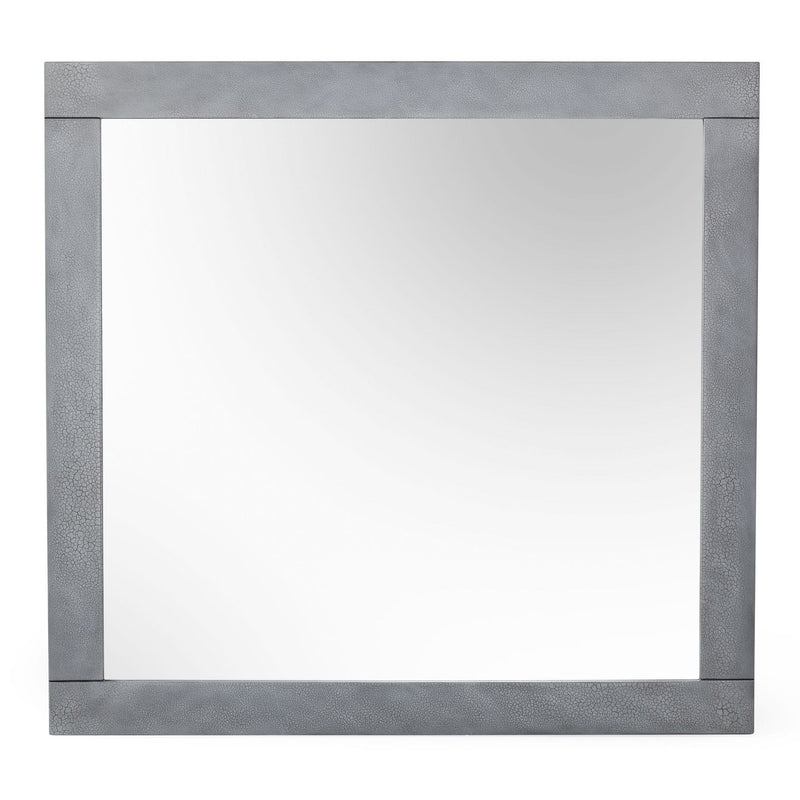 Buckley - Modern Grey Crackle Mirror
