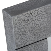 Buckley - Modern Grey Crackle Mirror — view 2