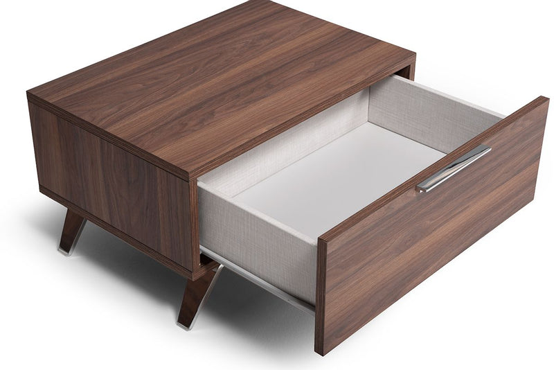 Brooklyn - Italian Modern Walnut 4-Piece Bedroom Set — view 3