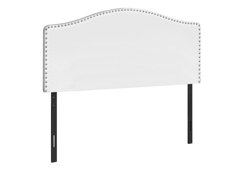 Queen Size, Bed Headboard Only, Upholstered, Transitional - White - R&R Furniture Gallery (Fountain Valley, CA)