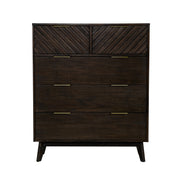 Daisy Mid-Century Dark Acacia Chest — view 4
