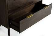 Daisy Mid-Century Dark Acacia Chest — view 2