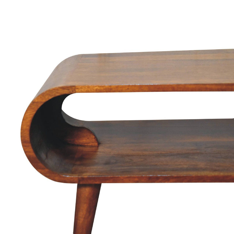 Solid Wood Open Coffee Table - R&R Furniture Gallery (Fountain Valley, CA)