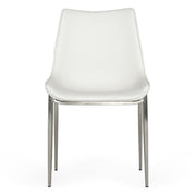 Frasier - Modern White Eco-Leather Dining Chair (Set of 2) — view 2