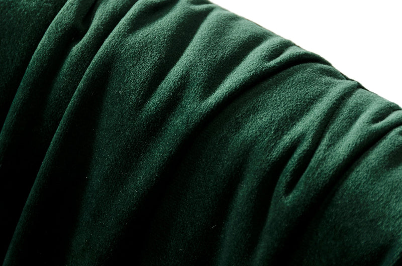 Katrina - Modern Green Fabric Bar Stool — view 4