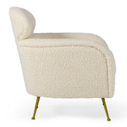 Altura - Modern Faux Fur Lounge Chair — view 2