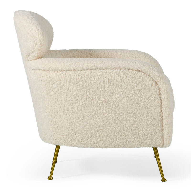 Altura - Modern Faux Fur Lounge Chair — view 2